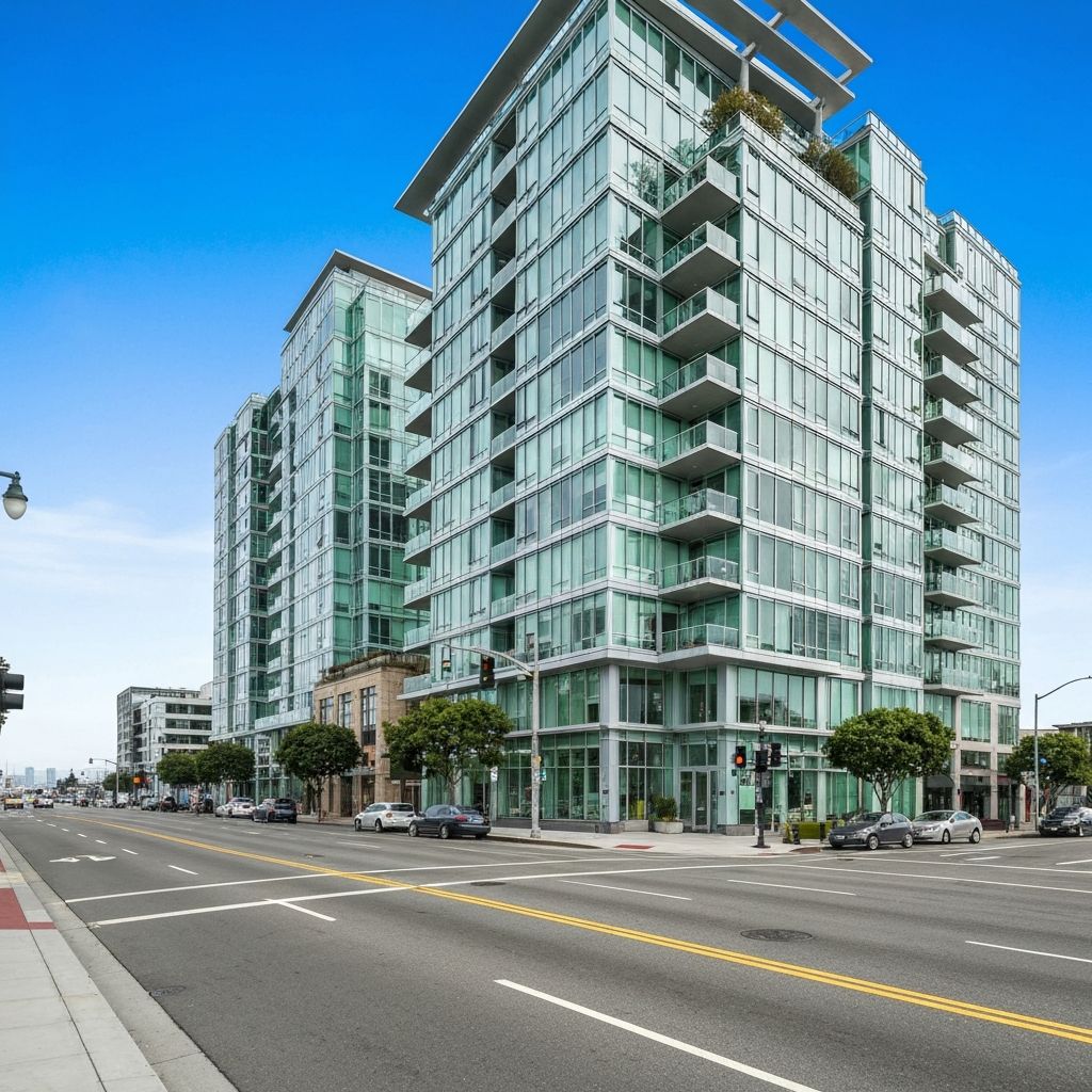 Modern Mission Bay condo architecture