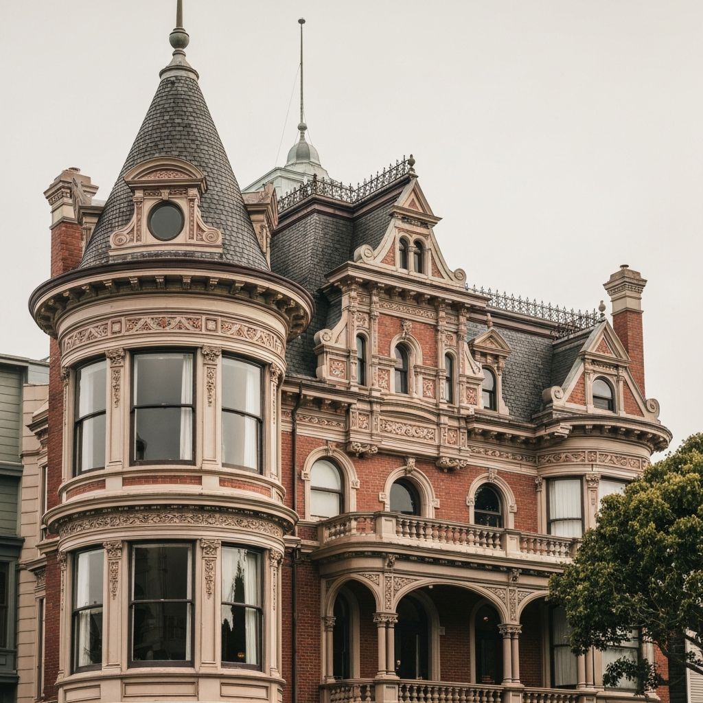 Pacific Heights Victorian architecture detail