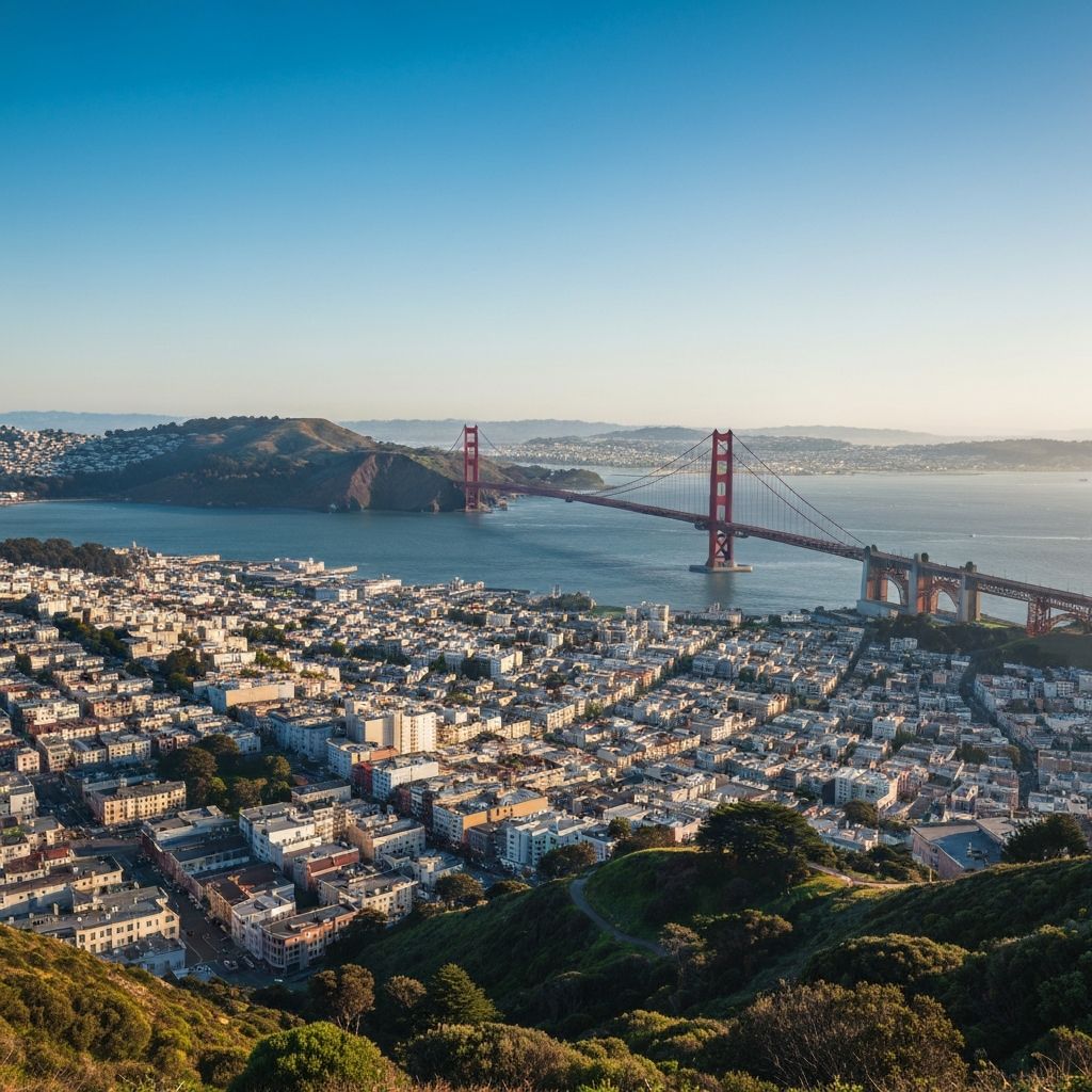 Panoramic view from Russian Hill